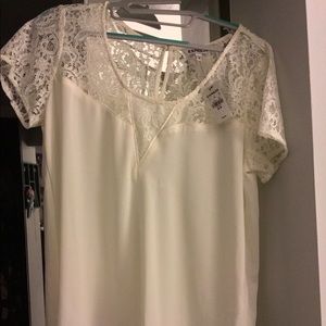 Express lace detail blouse- NWT Sz M